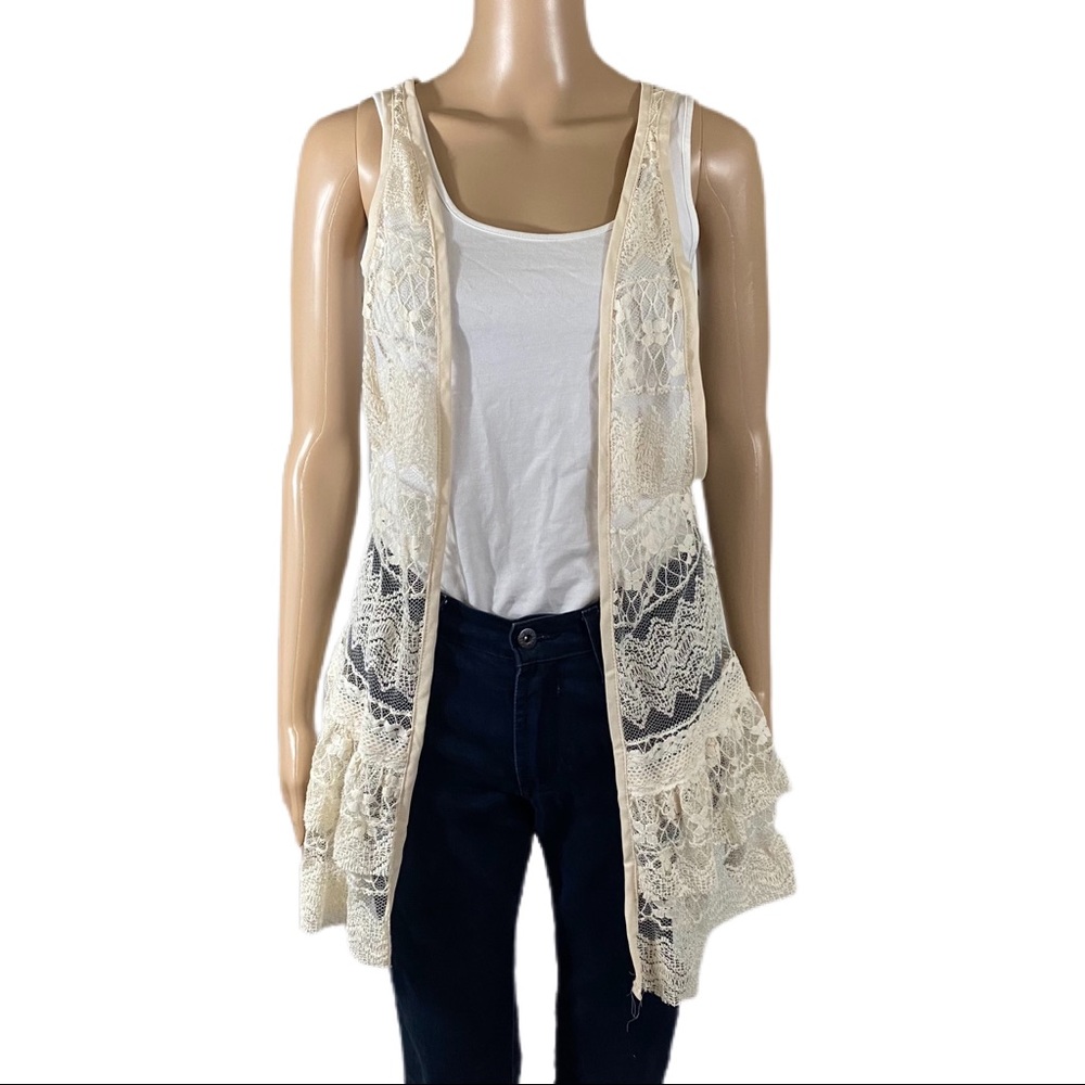 ROCK & ROLL COWGIRL Topper Crochet Lace